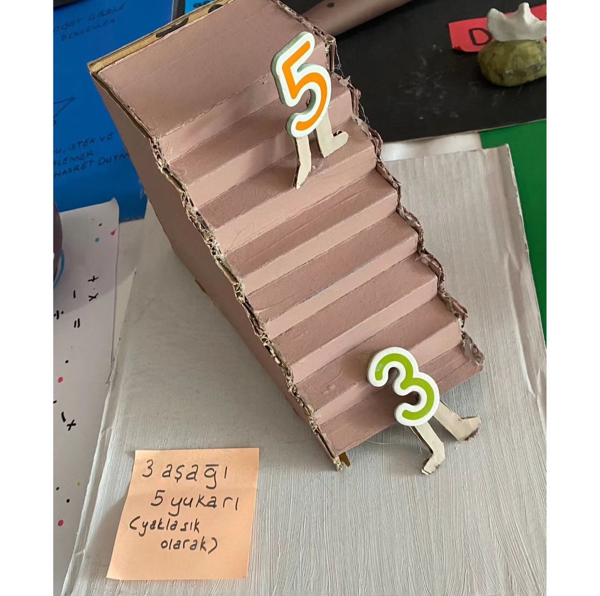 Deyimler üzerine ödev veren öğretmenin muhteşem maket yapan öğrencileri +