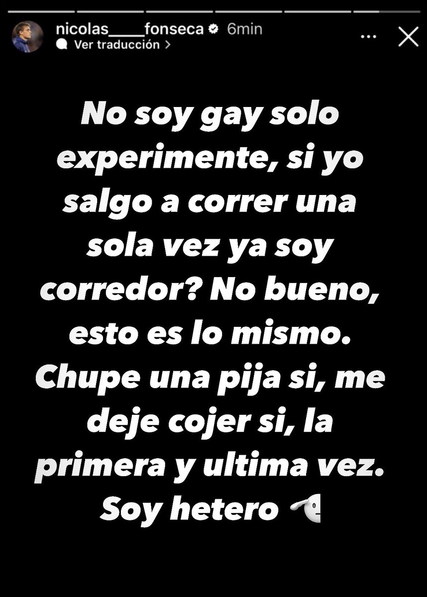 La historia que subió Fonseca recién a su instagram saliendo a explicar todo 🚨