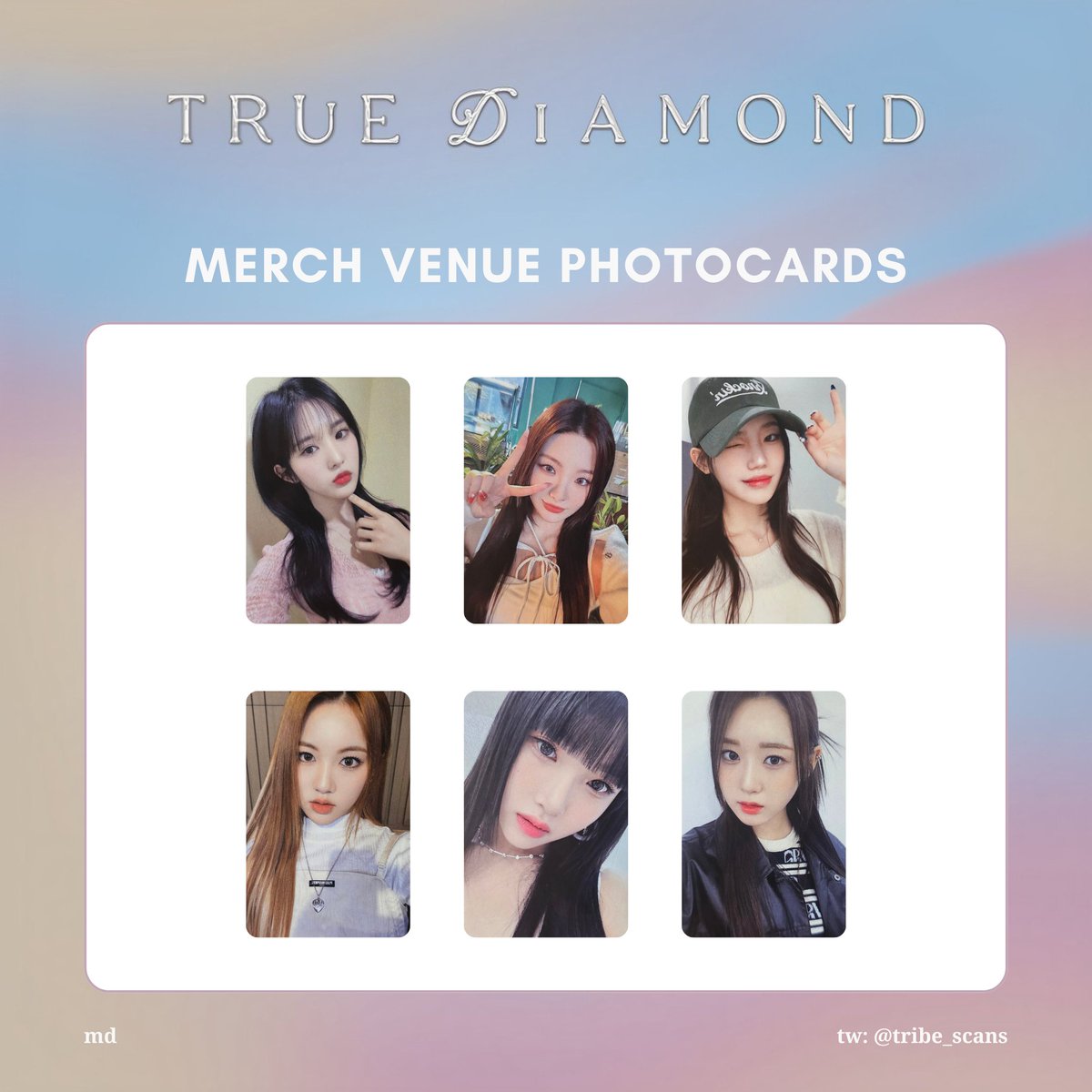 [TEMPLATE]

tri․be
true diamond tour | md - merch venue photocards

hd in archive in bio!
