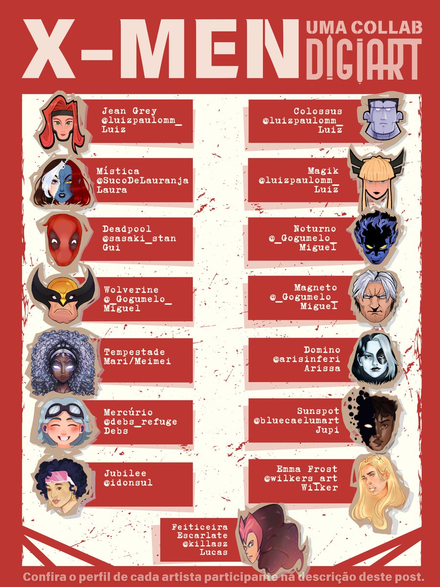 ttDigiart's tweet photo. Collabzona do mes de Maio com o tema #XMEN concluída! https://t.co/ghAWikTwtG