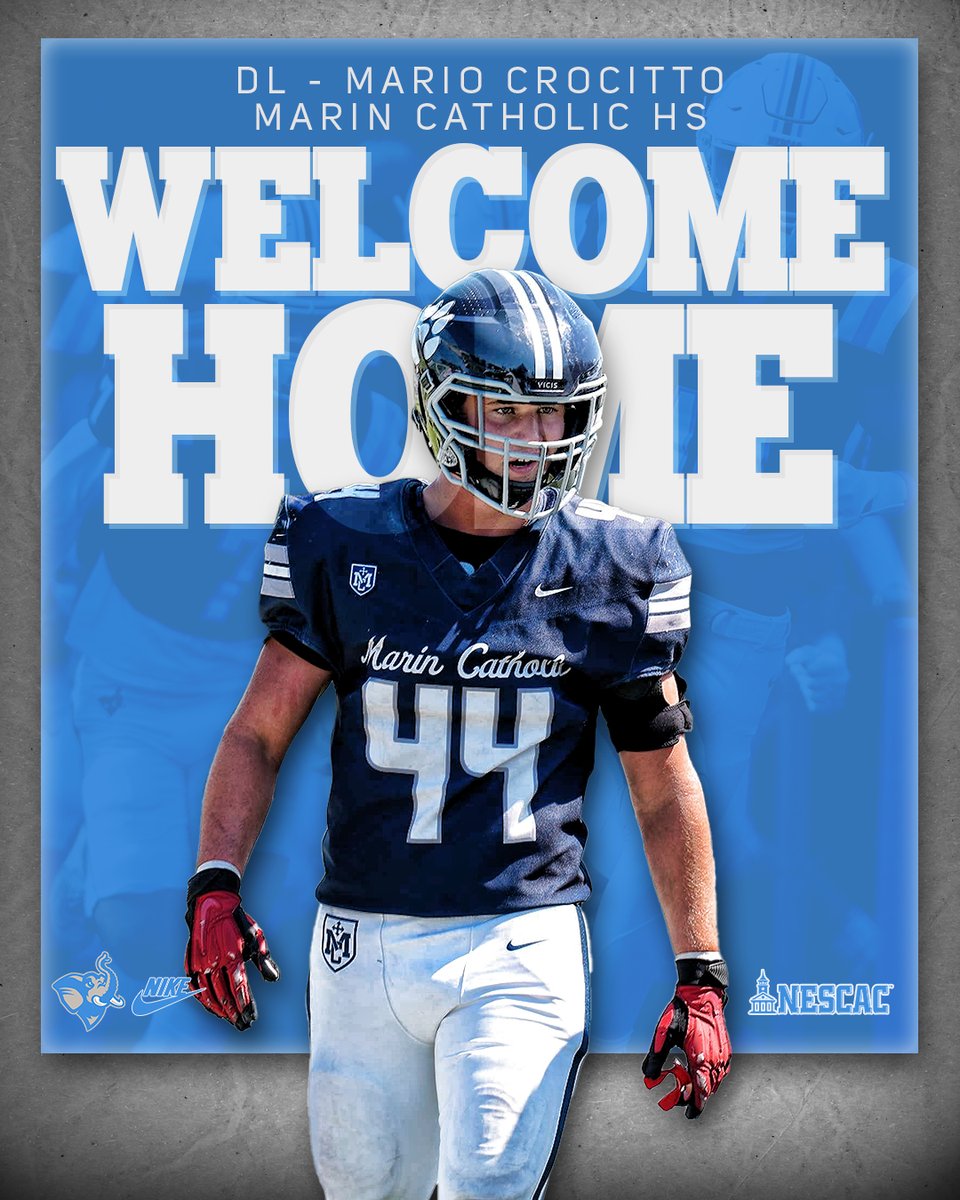 FootballTufts's tweet photo. Welcome to College Ave, Mario Crocitto!
🖊️: Mario Crocitto
🏈: DL
🏫: Marin Catholic High School https://t.co/1eFNCdeRzh
