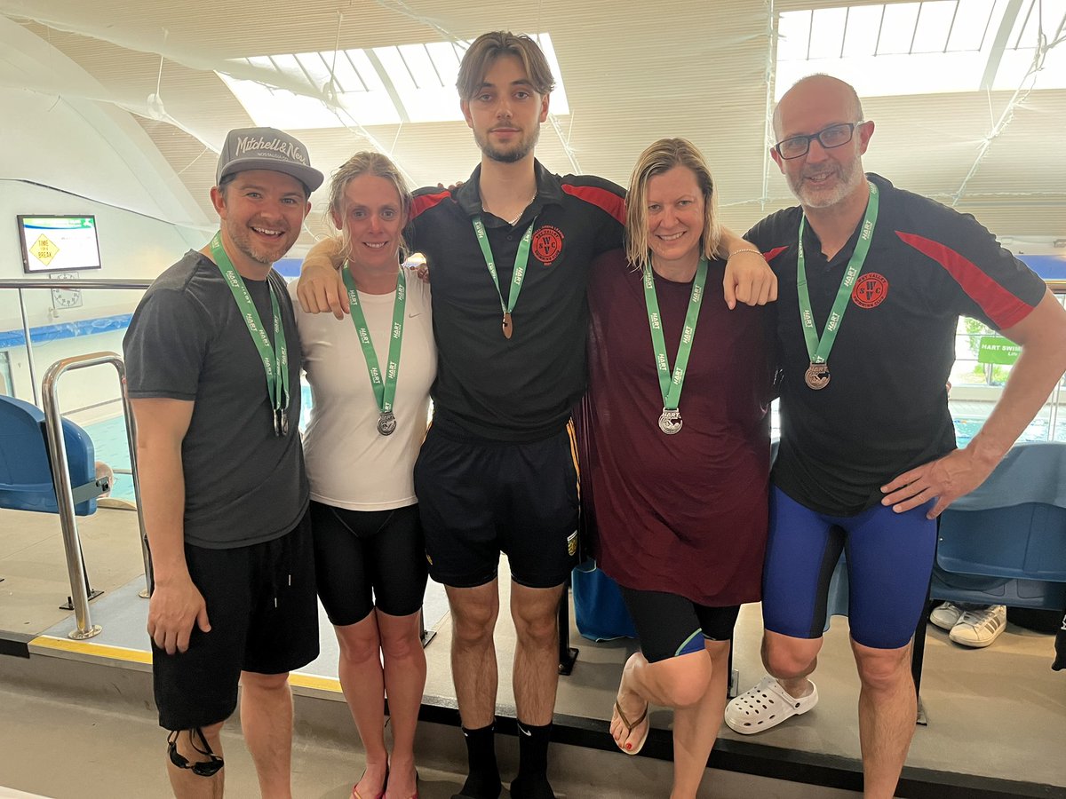 Medals won and Club records already falling at the Hart Masters. Fantastic swimming from more experienced end for the club.