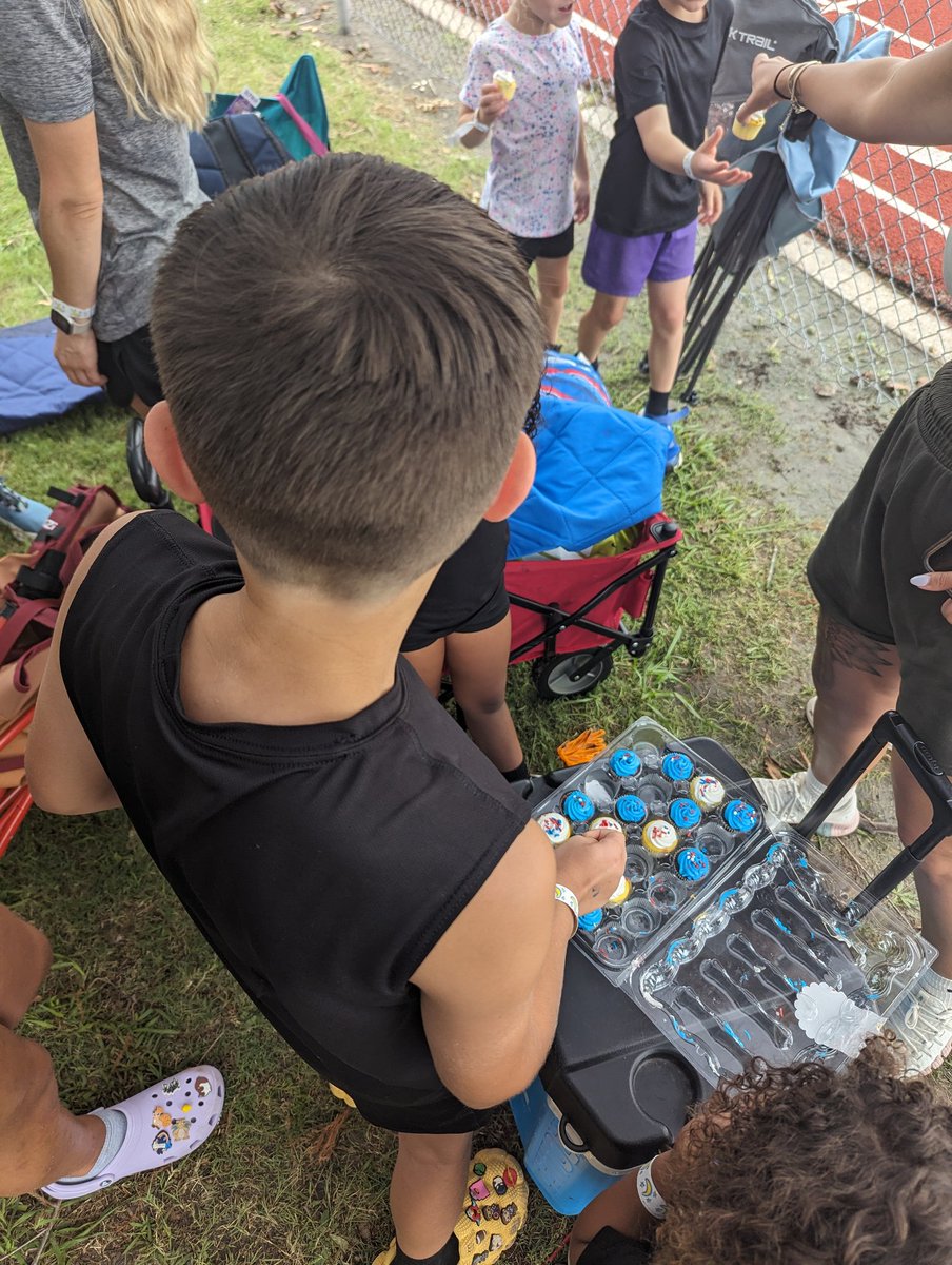 First track meet ever + Daxton's birthday! 
Got rained out before running but had fun with field events!