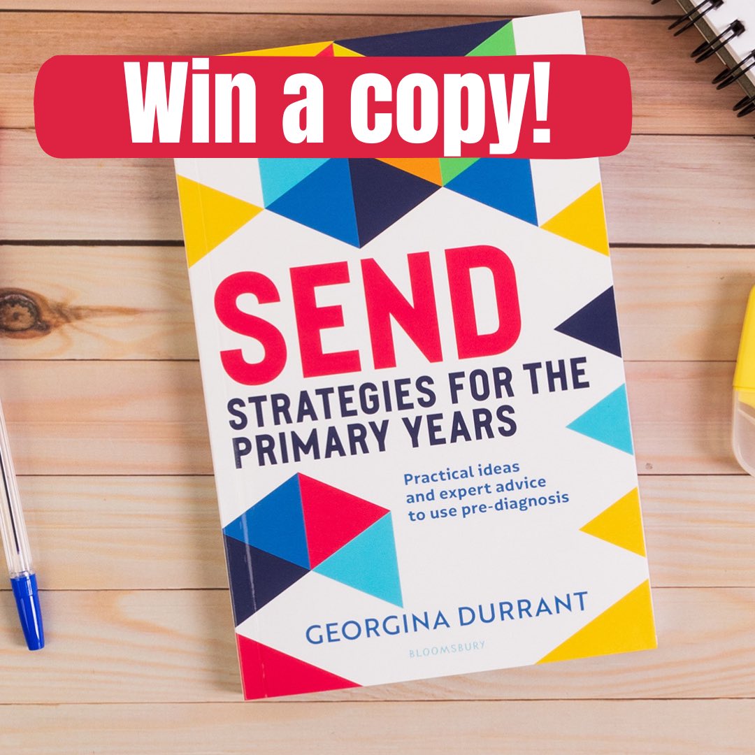 Georgina Durrant (@senresourceblog) on Twitter photo Pls RT *#Giveaway*
#Win a copy of my latest book
‘SEND Strategies For the Primary Years’
To enter:
☑️ Like this post
☑️ Retweet it
Ends 6th June at 10am
1 winner to be selected at random.
(T&Cs Over 18, U.K. mainland)
#SEND #edutwitter <a href="/BloomsburyEd/">Bloomsbury Education</a> Pls RT *#Giveaway*
#Win a copy of my latest book
‘SEND Strategies For the Primary Years’
To enter:
☑️ Like this post
☑️ Retweet it
Ends 6th June at 10am
1 winner to be selected at random.
(T&Cs Over 18, U.K. mainland)
#SEND #edutwitter <a href="/BloomsburyEd/">Bloomsbury Education</a>