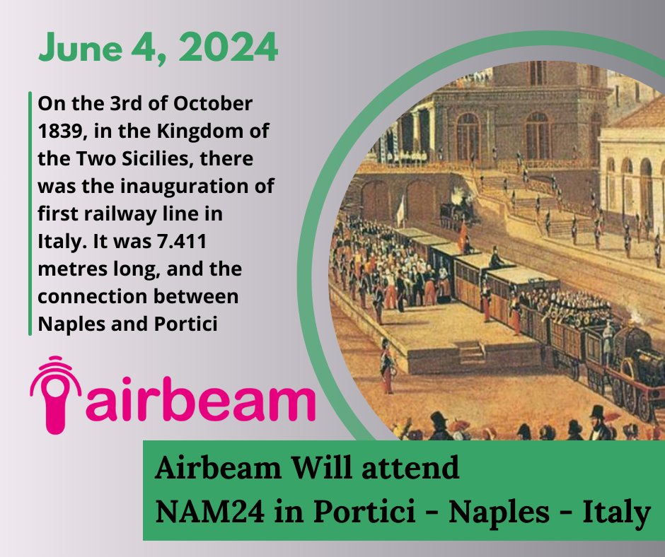On the road again, a long road that starts from #Naples!
#namex #nam24 #airbeam #ixp