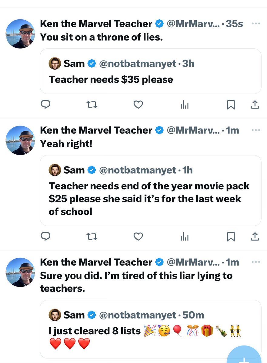 Ken the Marvel Teacher tweet media