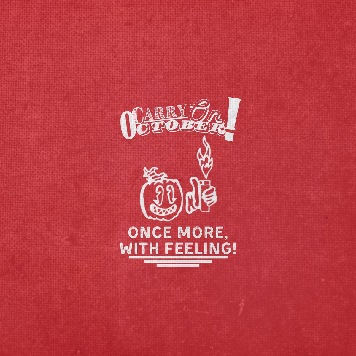 carryonoctober's tweet photo. ONCE MORE, WITH FEELING! out June 7th on Bandcamp, June 8th everywhere else
https://t.co/ebjZJiVDq2 https://t.co/50qugOkw8r