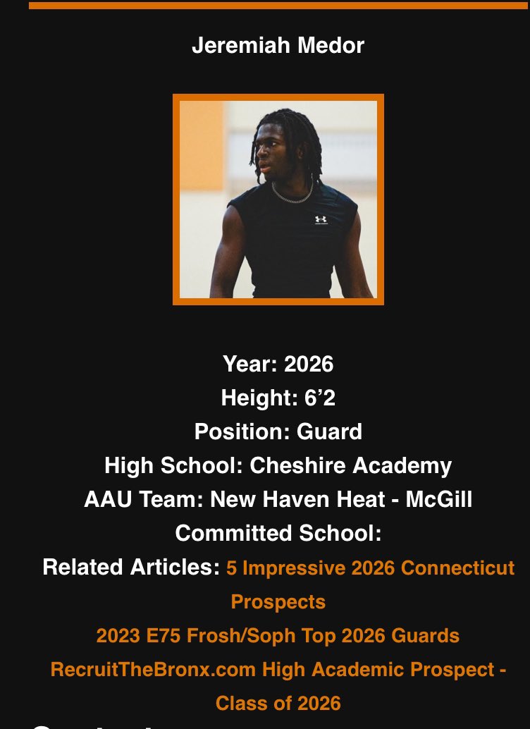 RecruitTheBronx (@recruitthebronx) on Twitter photo Jeremiah Medor
recruitthebronx.com/index.php/pros… Jeremiah Medor
recruitthebronx.com/index.php/pros…