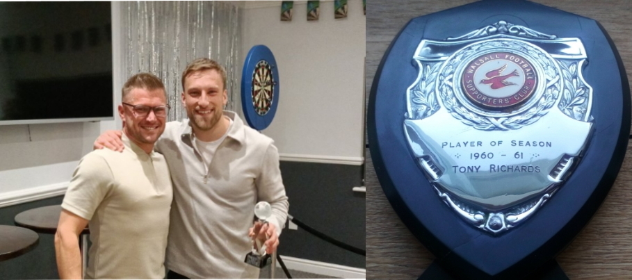 Sixty-three years after his Grandad wins Walsall FC's first-ever Player of the Season trophy, Oli Hayward sweeps the board in the Chasetown FC Player of the Season awards. <a href="/olihayward_/">ol</a> <a href="/ChasetownFC1954/">Chasetown FC</a>