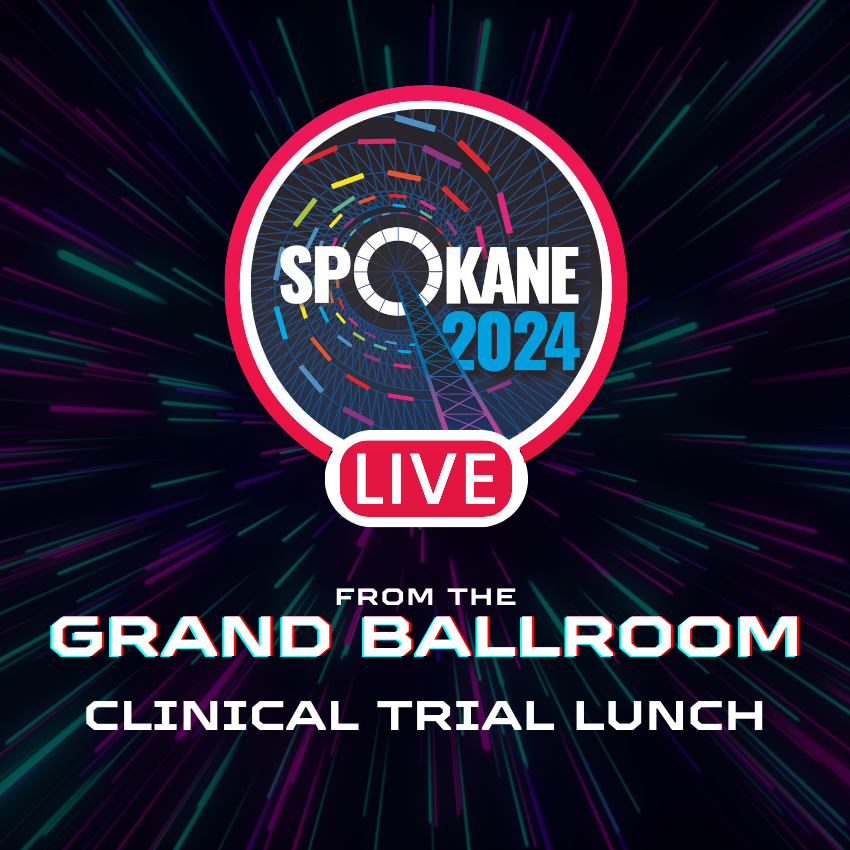 Join us live at 12pm for the Clinical Trial Lunch Watch Live Here: portal8.xyvid.com/hdsa24-ballroom
