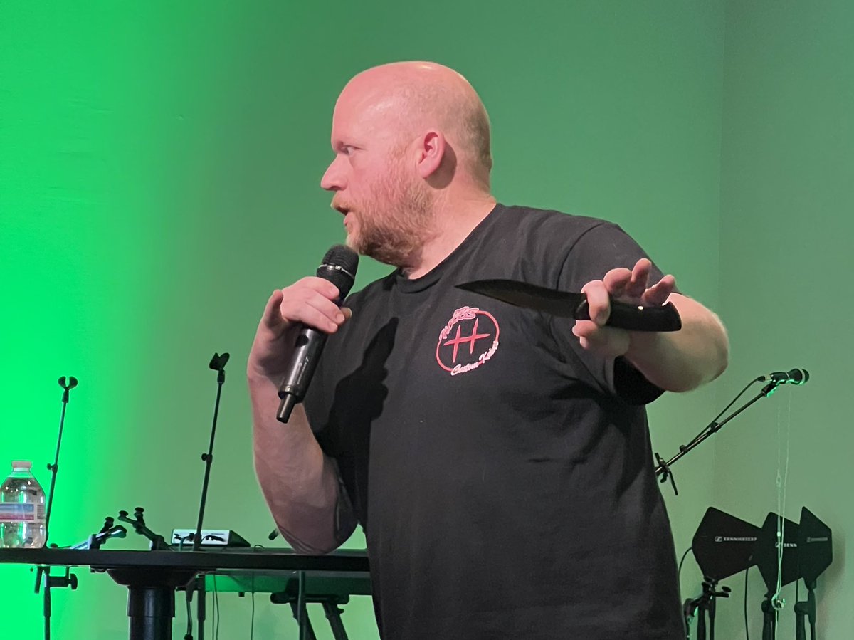 SeedsChurchTN's tweet photo. We had a great Men’s Breakfast with bladesmiith, Michael Hobbs. “If we want to be formed into a useful instrument, then we need to submit ourselves to the refining fire.” https://t.co/xt8cRvWE0T