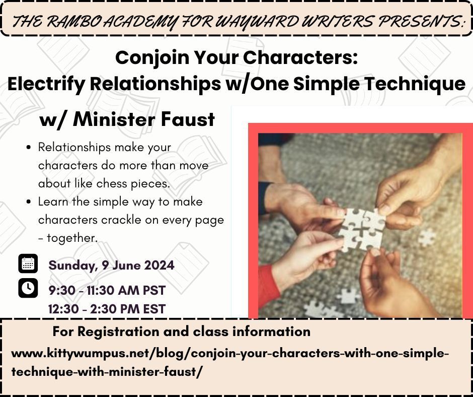 Rambo Academy for Wayward Writers (@academyrambo) on Twitter photo 