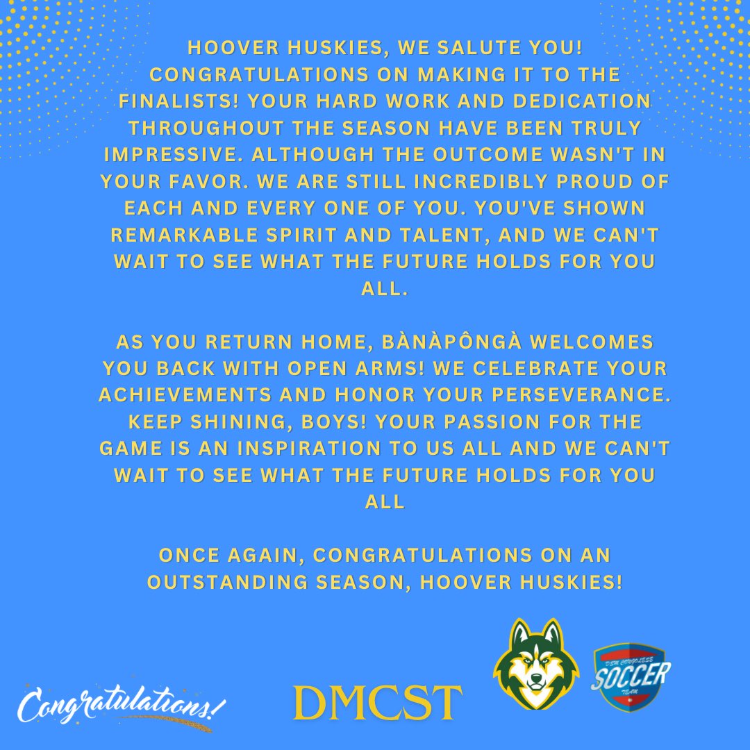 dmcst_fc's tweet photo. Congrats boys and Welcome back home boys!!
#dmcst🇨🇩🇨🇩 #huskies @mbidrii_mbizo21 @itsme__remi @majaliwairene8 @jnr.charles22 @realist_ben10 @espoirjr16 @husky.boyssoccer @biggest_e_k 
@DMHuskies https://t.co/yVIjia55F4