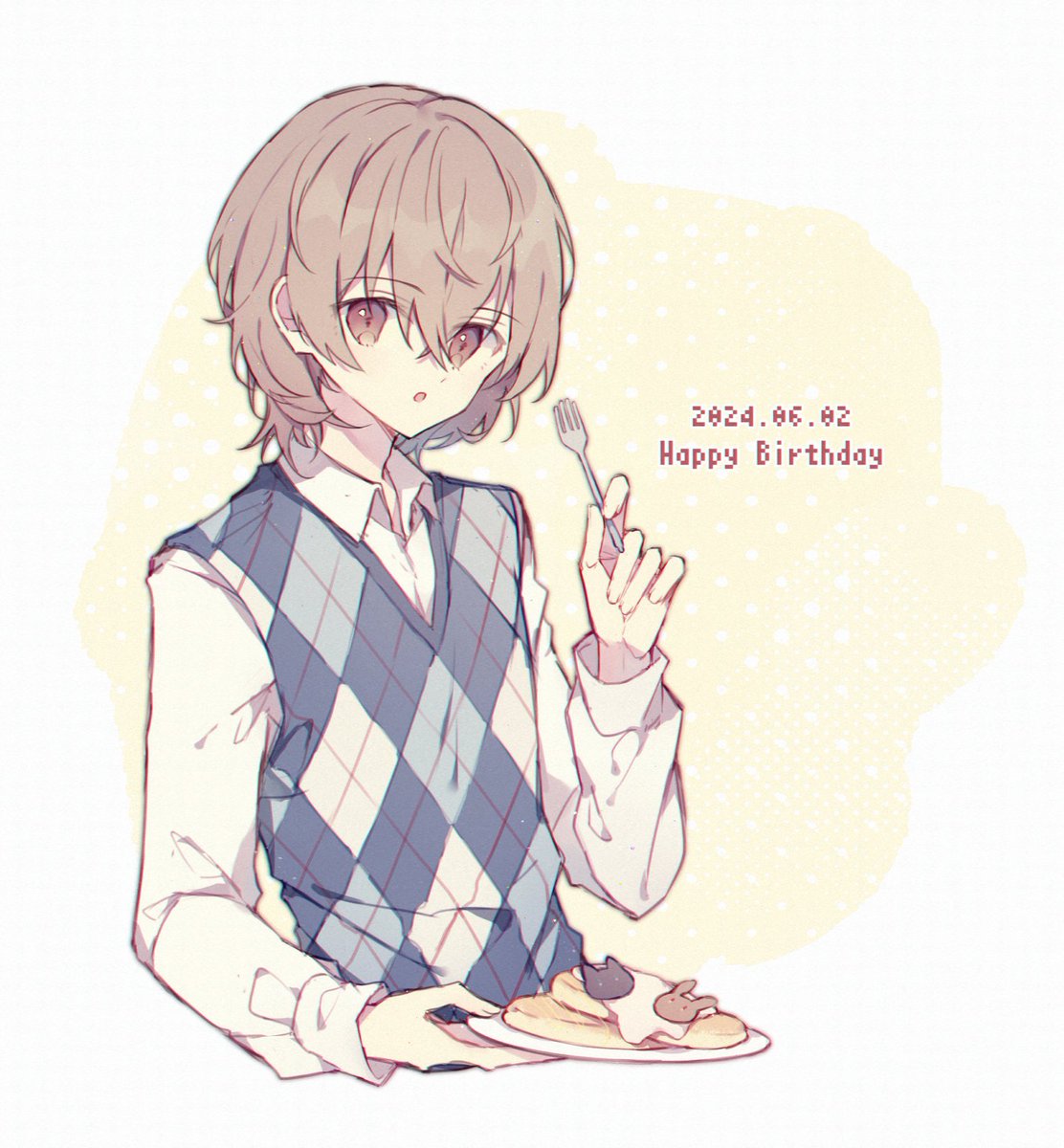hsn_402's tweet photo. 🥞誕生日おめでとう～ https://t.co/aiyEhY3Pus
