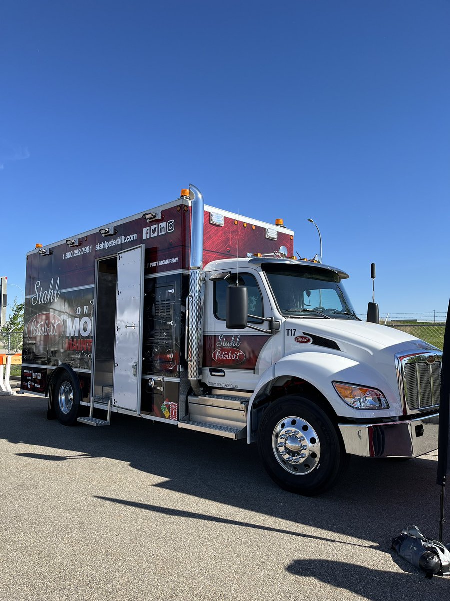 Thank you to our friends at @StahlPeterbilt for attending and showcasing your vehicles at our Professional Truck Driving Championship. #AMTA #PTDC2024