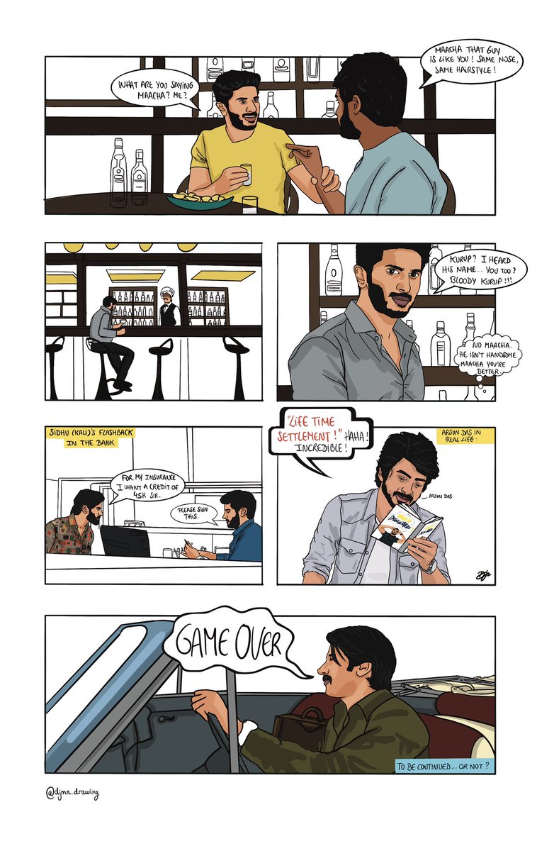 What is DulquerVerse ? - a comic that I’ve imagined for my @dulQuer 🫶🏾

KKK - Kurup - Kali 

With a special appearance of @iam_arjundas @RakshanVJ