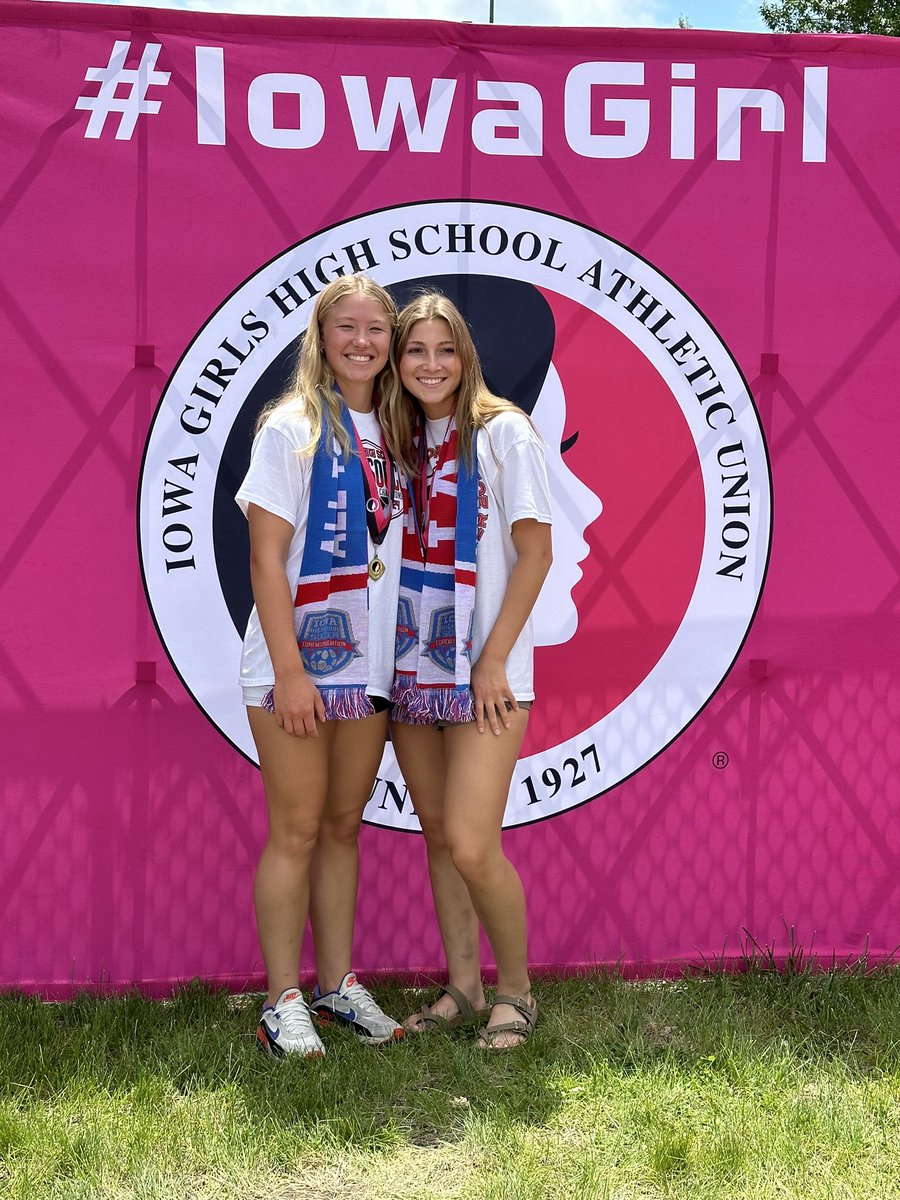 Treynor_soccer's tweet photo. Congratulations to Allie and Jozie for making the all tournament team! A great individual accomplishment that represents our whole team. We are all so proud! #treynornation https://t.co/fI3CCSef13