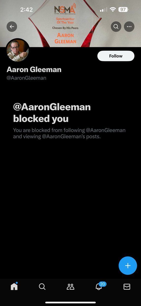SJP_Experience1's tweet photo. Mr Sportswriter of the year is so sensitive after getting a hard dose of the truth. LMAOOOOOOOOOOOOOOO https://t.co/EDmvuofQ7O
