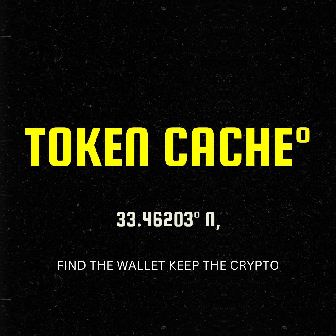 ACCESS PASS GIVEAWAY📍

Winner will receive a Token Cache° 001 Access Pass ( .033 ETH ) 

This grants you access to view the remaining GPS coordinates where 1 $ETH has has been hidden on a <a href="/Ledger/">Ledger</a> and is waiting to be found 🧭

How to enter: 
  
Every 5 mints = 1 Entry 

Supply :