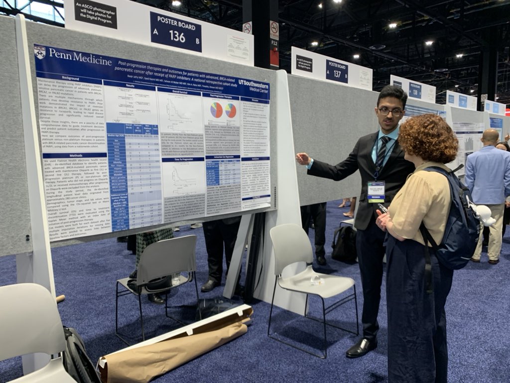 Tim Brown, MD MSCE (@timothyjbrownmd) on Twitter photo GI Poster session <a href="/BaqirJafryMD/">Baqir Jafry, MD</a> presenting our work in the <a href="/flatironhealth/">Flatiron Health</a> database on post-progression therapies and outcomes for patients with BRCA mut panc can GI Poster session <a href="/BaqirJafryMD/">Baqir Jafry, MD</a> presenting our work in the <a href="/flatironhealth/">Flatiron Health</a> database on post-progression therapies and outcomes for patients with BRCA mut panc can