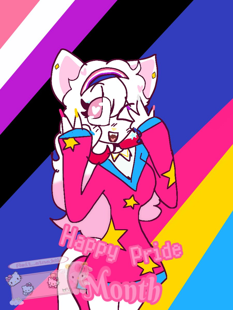 Al7rbiAsil77's tweet photo. ✨Happy pride month ✨
#oc
#original
#ibispaintx
#myartstyle
#kittyoc
#hellokittyoc
#Catoc
#happypridemonth2024 https://t.co/WaOA4KiZkM