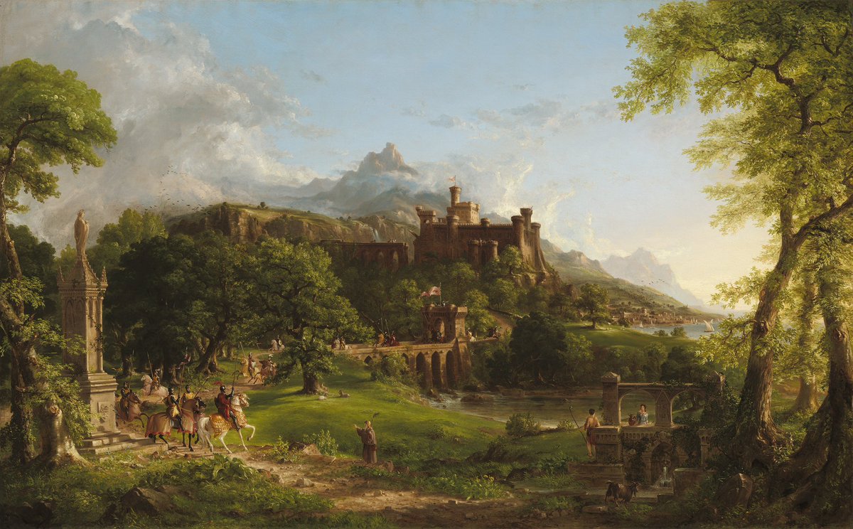 SeekAfterBeauty's tweet photo. The Departure (1837), by Thomas Cole https://t.co/bvZqwiAqZK