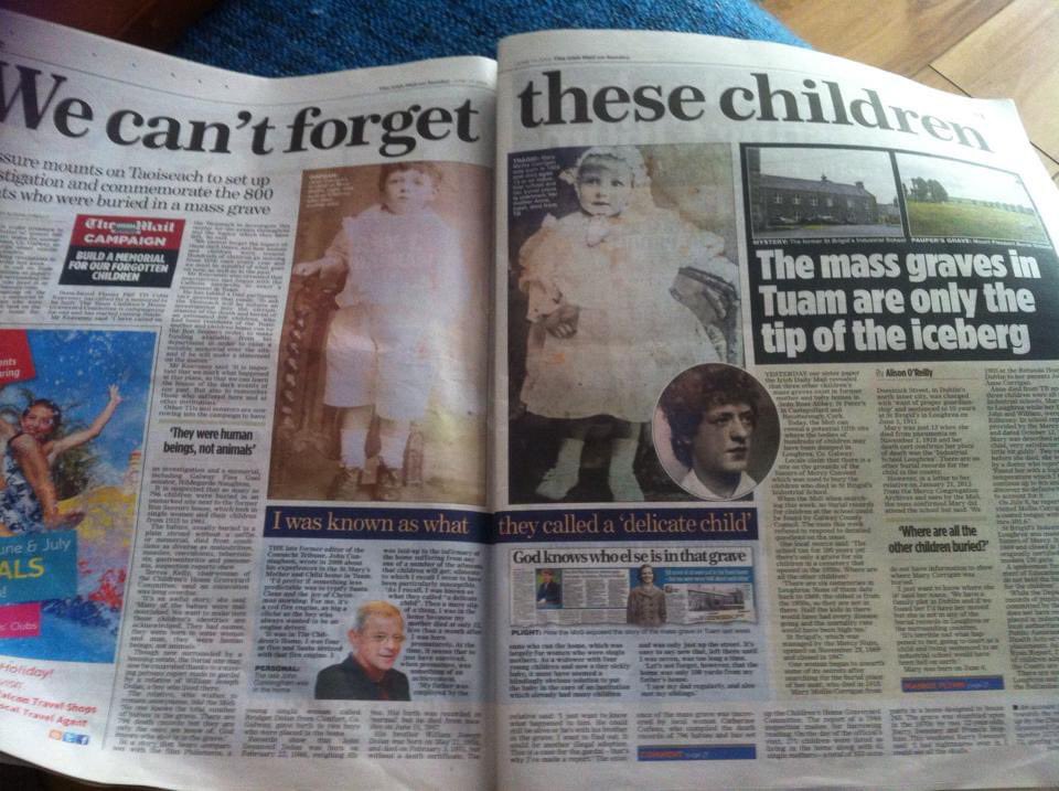 AlisonMaryORE's tweet photo. Ten years ago today I followed up our Tuam babies mass grave exclusive with the story of @APSARA1956’s missing aunt Mollie who died in Loughrea Industrial school at 13 but has no grave. I also wrote Tuam is “tip of the iceberg”. Sadly, nothing changed. https://t.co/m8PaT8yvoX