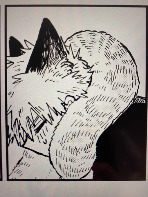 しっぽに巻きつかれるかつきくん 