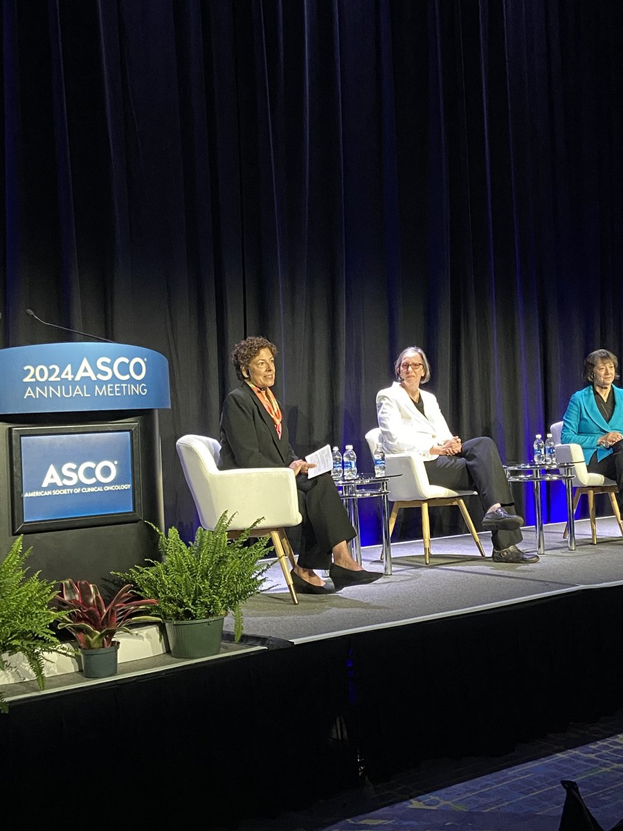 Accelerating progress in oncology through public investment was the focus of @AngieDemichele session with @NCIDirector @NIHDirector at #ASCO24. @ASCO @PennCancer