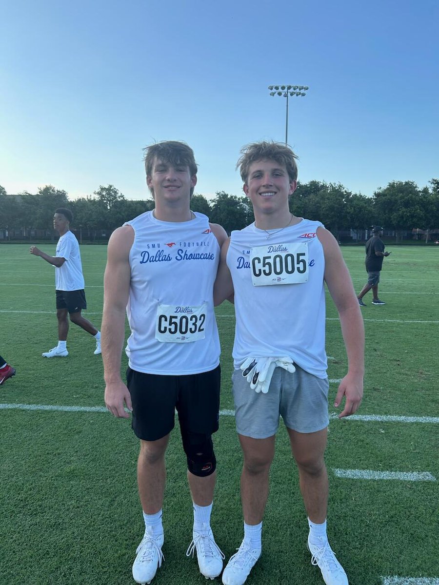 Houston Christian High School Football (@hcstangs_fb) on Twitter photo Anything/Everything
#Htownrevival
Couple dudes going camping as they prepare for a big senior season. <a href="/CoachMort57/">Matt Moriarty</a> <a href="/NavyCoachYo/">Mick Yokitis</a>
LB <a href="/mac_barrow/">Mac Barrow</a> (right) 6"0 190lbs/ 4.8 40
LB <a href="/Jackhorton2025/">Jack Horton</a> (left) 6"1 210lbs/4.9 40 Anything/Everything
#Htownrevival
Couple dudes going camping as they prepare for a big senior season. <a href="/CoachMort57/">Matt Moriarty</a> <a href="/NavyCoachYo/">Mick Yokitis</a>
LB <a href="/mac_barrow/">Mac Barrow</a> (right) 6"0 190lbs/ 4.8 40
LB <a href="/Jackhorton2025/">Jack Horton</a> (left) 6"1 210lbs/4.9 40