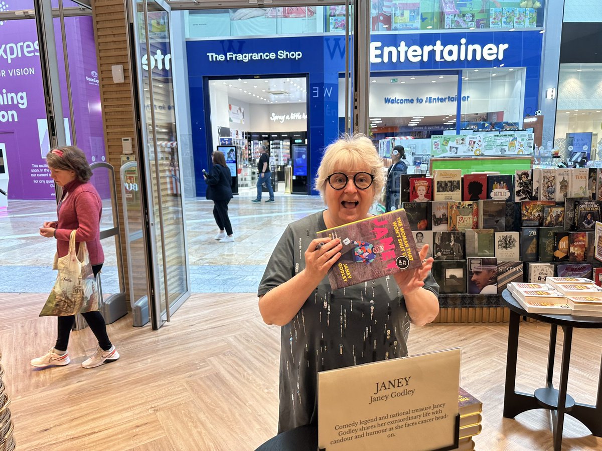 I ran round five Waterstones book shops and signed my books before my cancer scan