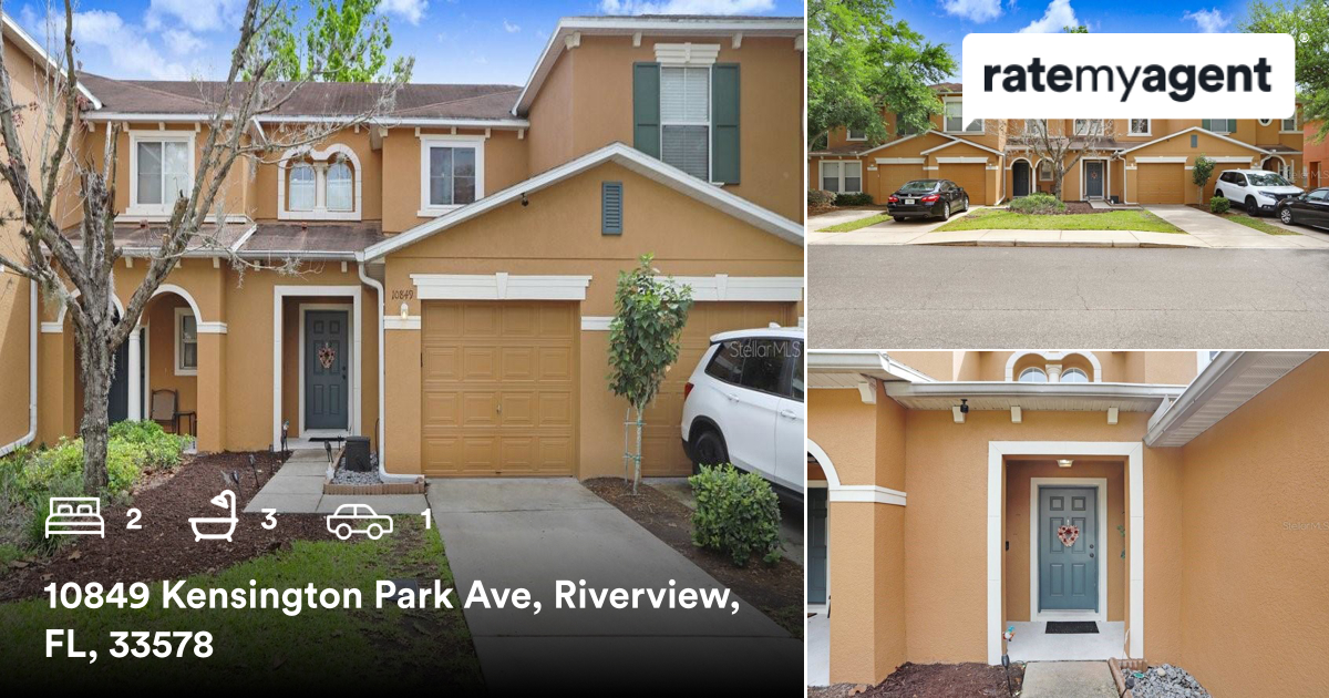 JohnWarnerSells's tweet photo. 🛌 2 🛀 3 🚘 1
📍 10849 Kensington Park Ave, Riverview, FL, 33578

My latest sale on RateMyAgent.
 3281604
https://t.co/fbrCFZV1mU

...
#ratemyagent #realestate #KELLER_WILLIAMS_SOUTH_SHORE https://t.co/yzA4p48DF9