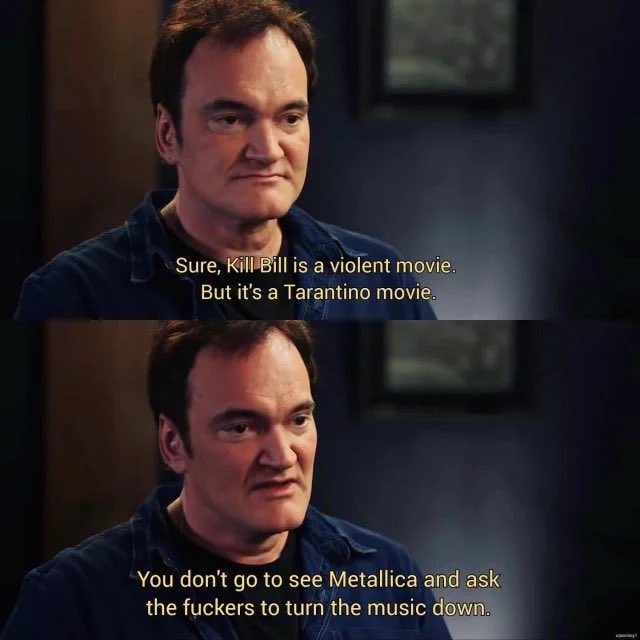 Quentin Tarantino.