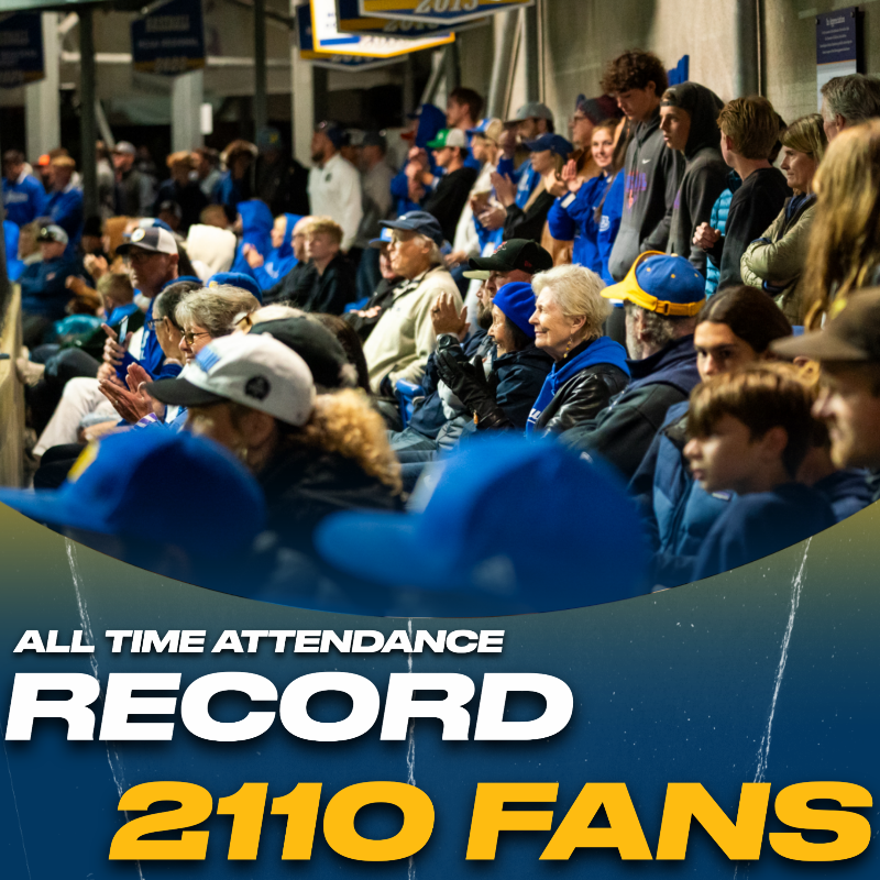 UCSB_Baseball's tweet photo. Setting the bar 📊

It’s been a remarkable weekend at Caesar Uyesaka Stadium with yesterday’s regional opener against Fresno State setting an all-time attendance record and tonight’s winners battle against Oregon selling out in 30 minutes!

#CHOMAHA | #GoChos https://t.co/ml4r0N2c4j