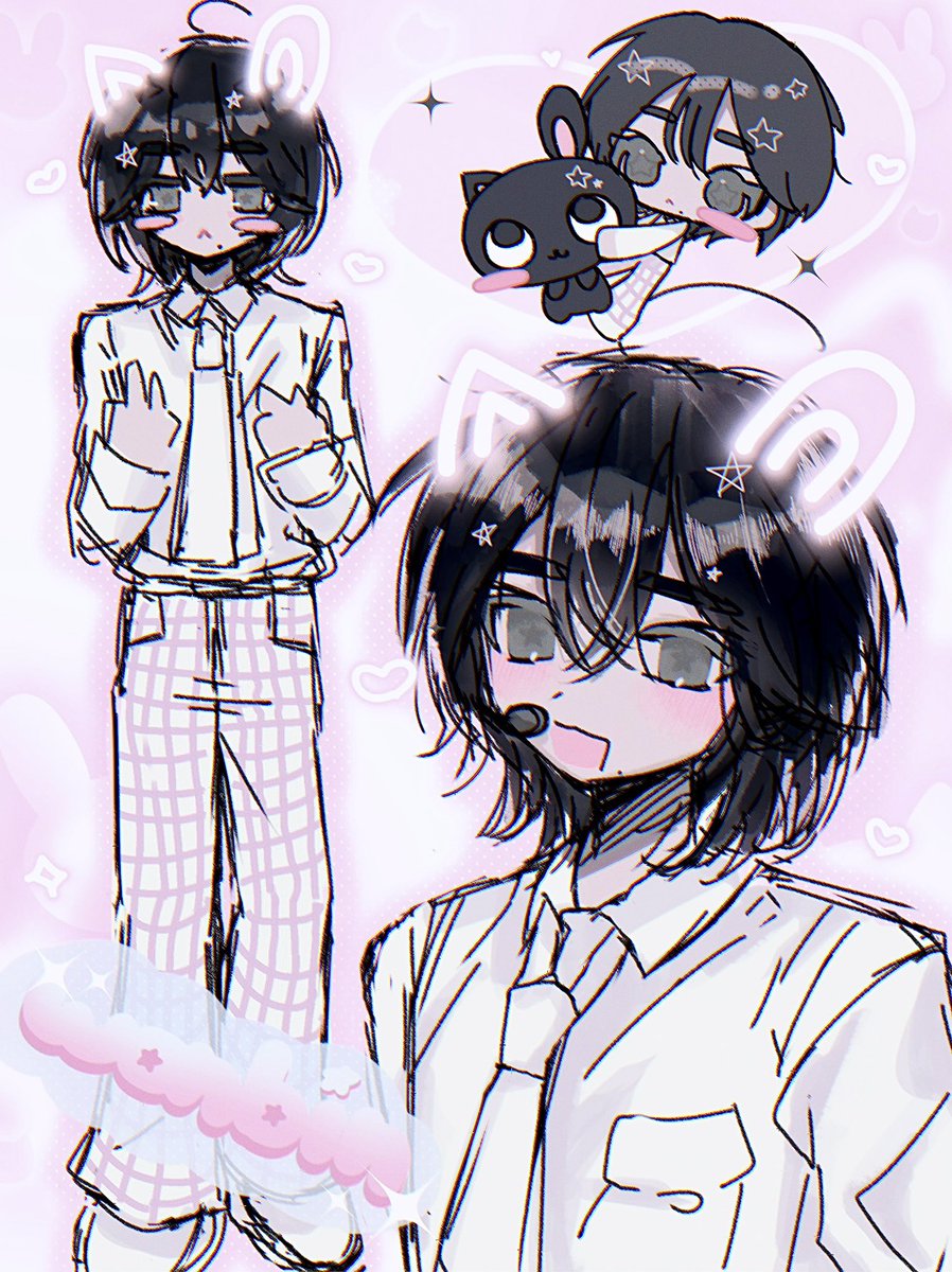 * ੈ✩‧🐈‍⬛🎀🐰 * ੈ✩‧
#원빈 #RIIZEfanart