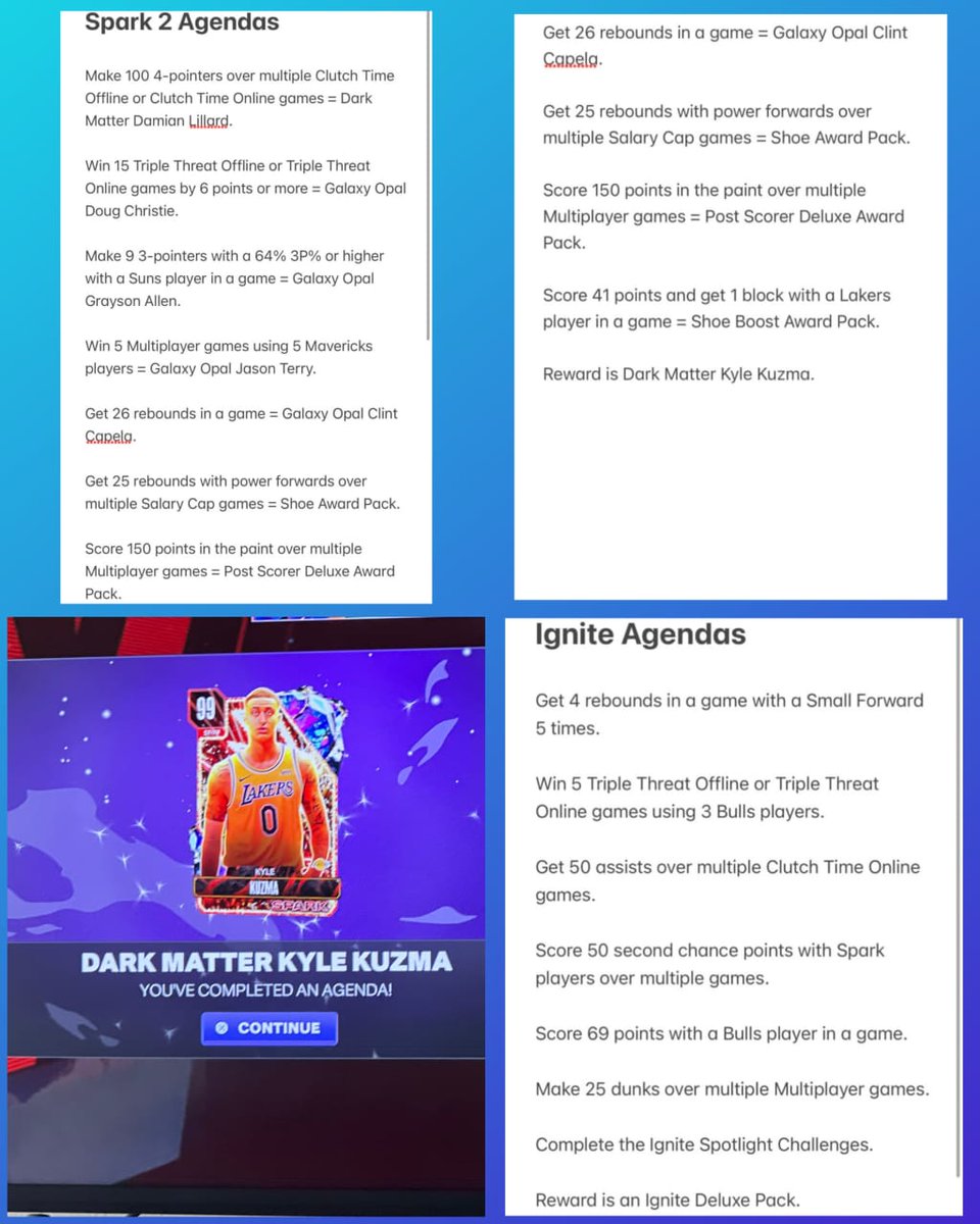 lockercodesX's tweet photo. Hello Everyone, If you want Grinding done in #MyTEAM #NBA2K24 Please contact my guy @NBA2KPrime
💯 Cheap, FAST And Reliable As Always
⚡️ SALE! SALE!⚡️Get Upto 50% Discount on Spark 2 and Ignite Agenda Challenges.
Also Selling #MLB #TheShow24 STUBS And #Madden24 #MUT COINS https://t.co/tz5RyjzU86
