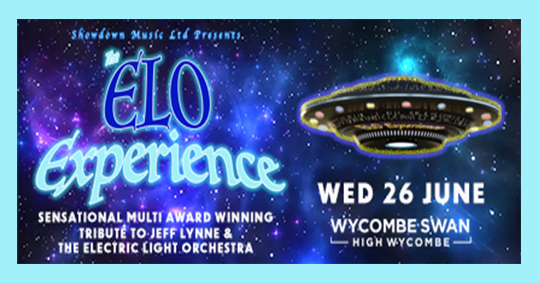 CornerMediaGro1's tweet image. Catch The ELO Experience at @WycombeSwan, on 26 June! Book your tickets now for a fantastic night of mucis and stunnign visuals! #cornermedia #ledadvertising #wycombeevent @eloexperience #tributenigth #datenight #booknow #mustsee