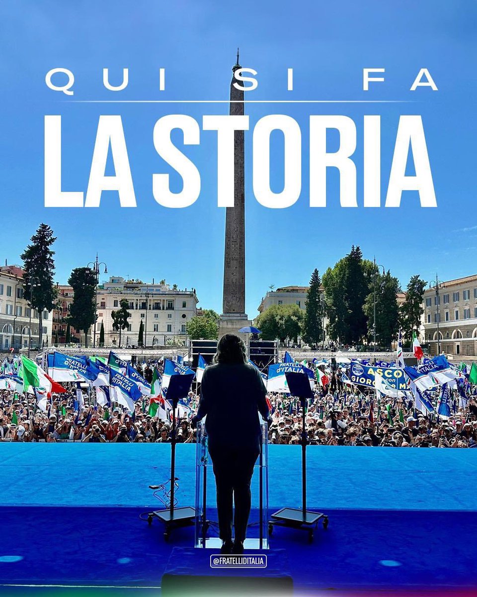 🔵 È il momento di cambiare anche l’Europa e per farlo abbiamo bisogno di voi.

Sabato 8 e domenica 9 giugno scegliete Fratelli d’Italia e scrivete Giorgia.

#ScriviGiorgia #VotaFDI