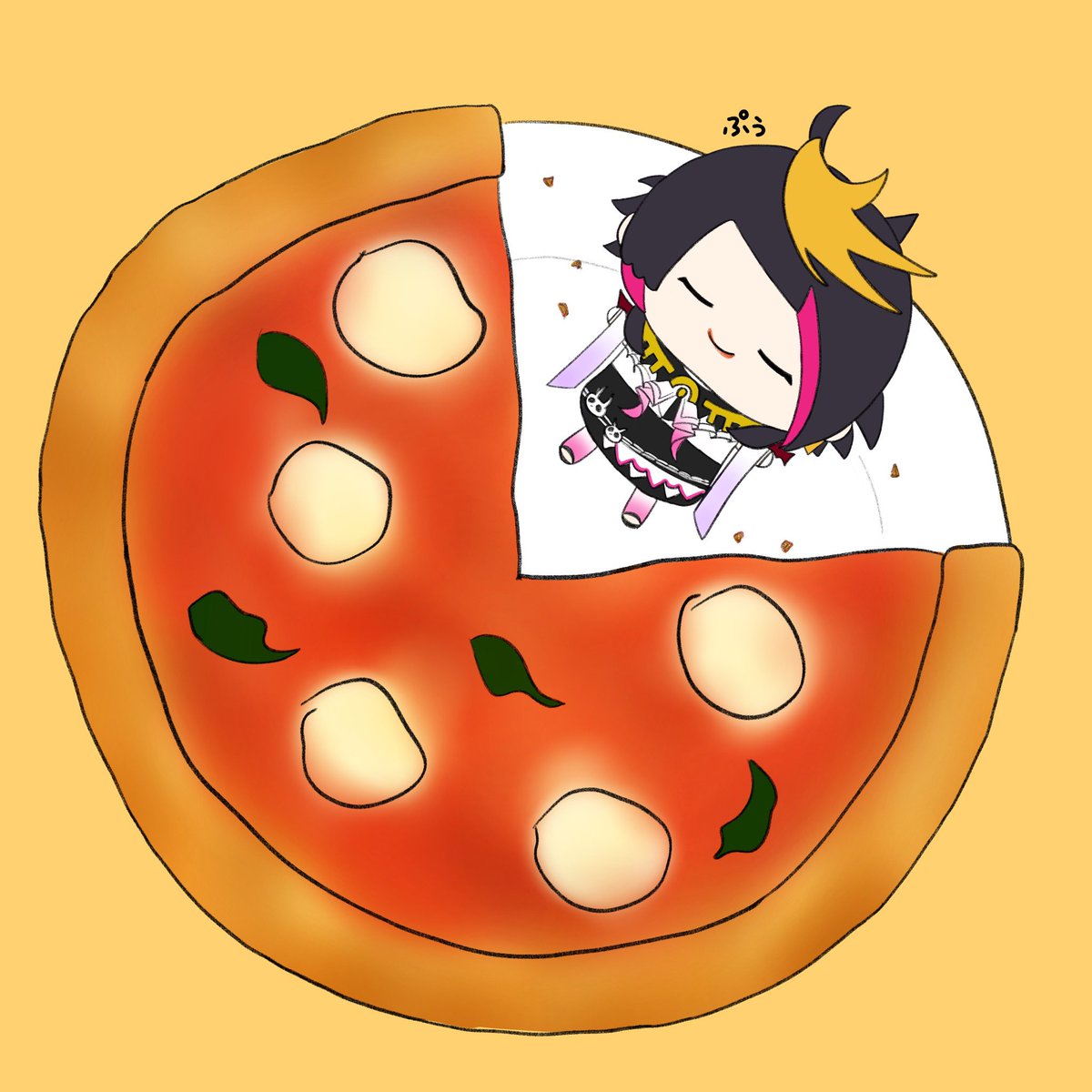 Yummy🍕!!
 #YaminoArt