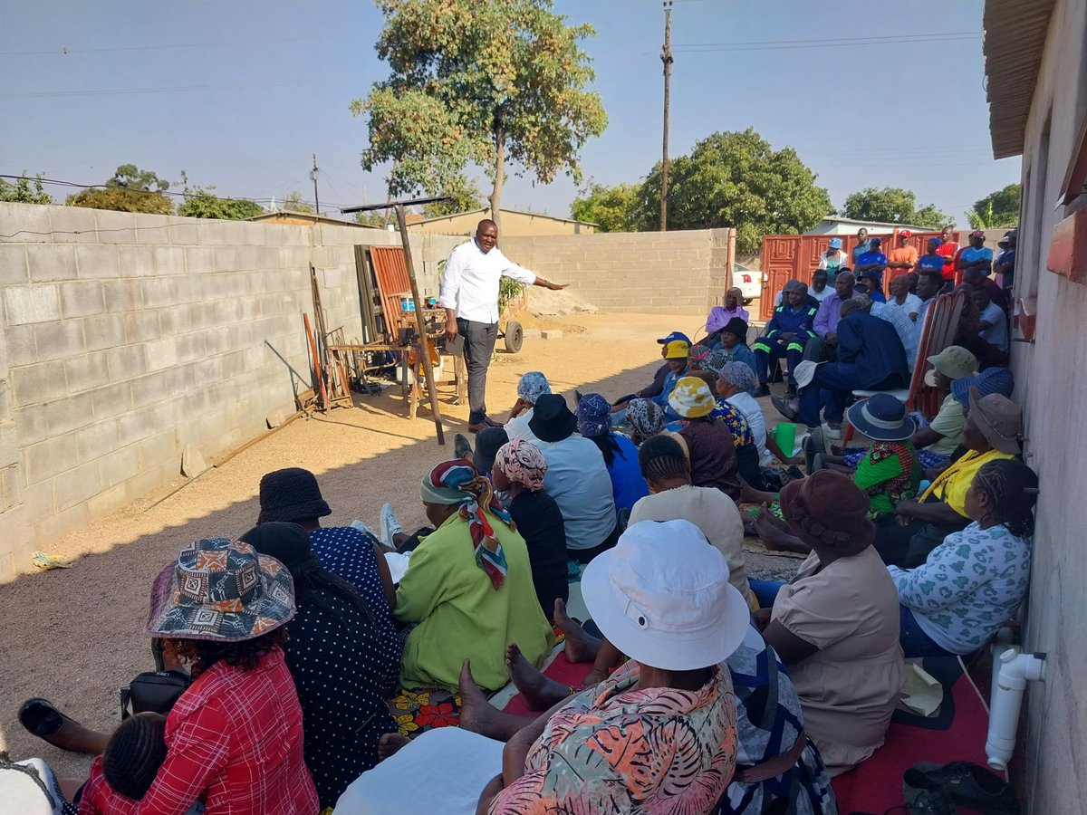 EricgonoJnr's tweet photo. The leadership of Lobengula Magwegwe met and resolved among other issues to follow @nelsonchamisa wherever he goes. We are mobilized for the next political action. Our resolve is clear.  Until Victory! https://t.co/X2eFEp2jYw