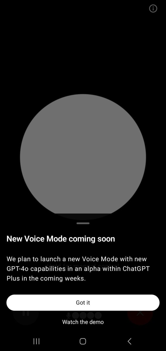 quantswing's tweet photo. #openai #chatgpt new voice mode launch soon for Plus users https://t.co/gZtpNvMSTH