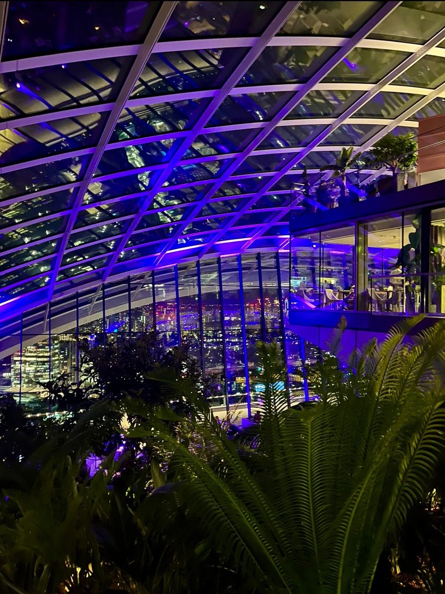 FranchesLim's tweet image. A good place for night walks - Sky Garden🦋