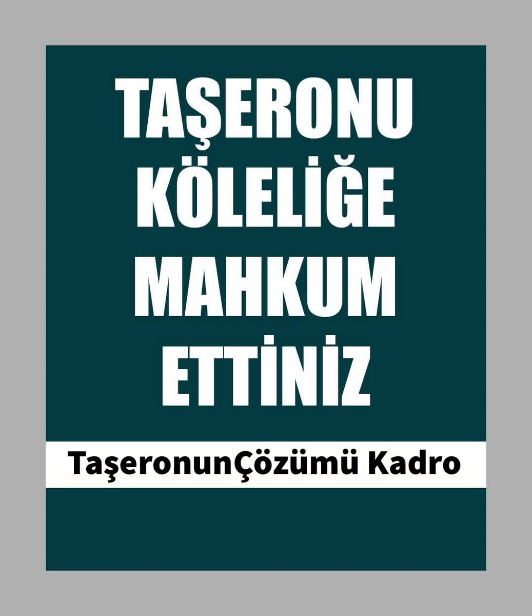 TaşeronunÇözümü Kadro

Taşeronu kim çözecek hükümetimiz bu işi yapamıyor sayın <a href="/dbdevletbahceli/">Devlet Bahçeli</a> çözermi