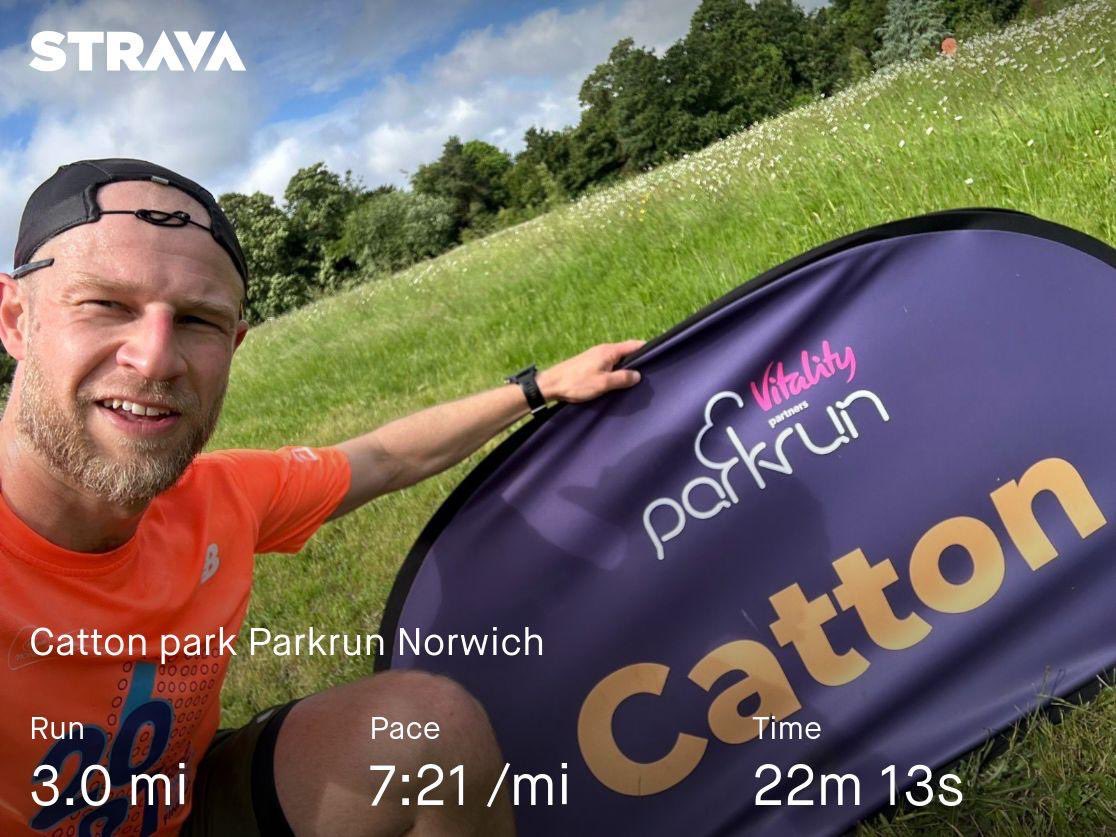 Surprise #parkrun challenge complete today. 

5 <a href="/parkrunUK/">parkrun UK</a> tourist streak! ✅ 

<a href="/cattonparkrun/">Catton parkrun</a> 

<a href="/TeachersRunClub/">TeachersRunClub</a>