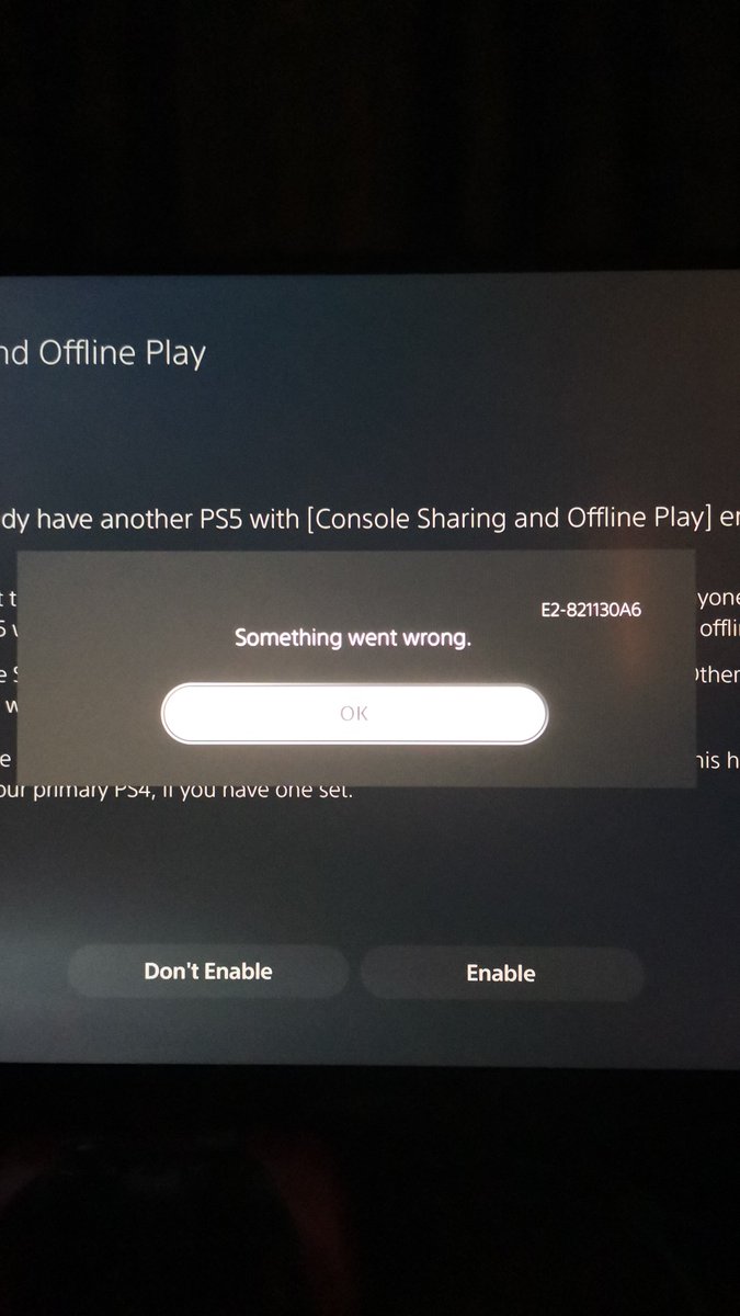 @PlayStation @AskPlayStation @PlayStationSA @PlayStationEU @PlayStation_ME @IGN @IGNme @Gamer_Snack @GameSpot

Yo playstation it's been 2 days can't enable the console primary psn console sharing and offline play is down it's widespread issue i hope you guys fix it ASAP