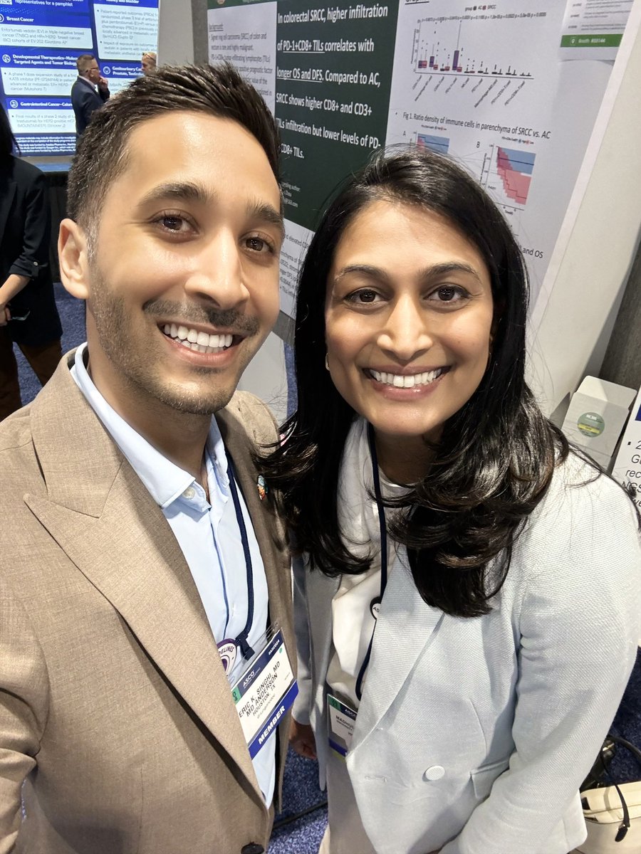 Eric K. Singhi, MD (@lungoncdoc) on Twitter photo #ASCO24 is all about branching out from your subspecialty because knowledge conquers cancer!
<a href="/MadhuEluri/">Madhu Eluri, MD</a> presenting exciting work in the colorectal cancer space!! 🔥<a href="/MDAndersonNews/">MD Anderson Cancer Center</a> #EndCancer #ASCO24 is all about branching out from your subspecialty because knowledge conquers cancer!
<a href="/MadhuEluri/">Madhu Eluri, MD</a> presenting exciting work in the colorectal cancer space!! 🔥<a href="/MDAndersonNews/">MD Anderson Cancer Center</a> #EndCancer