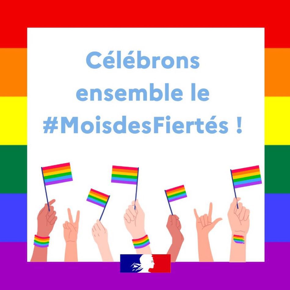 #MoisDesFiertés | 🌈 En ce mois de juin 2024, la DILCRAH est mobilisée contre toutes les haines, les discriminations, les lgbt-phobie et rappelle l'importance de lutter contre les inégalités et de faire reconnaître les droits des personnes LGBTQIA+.