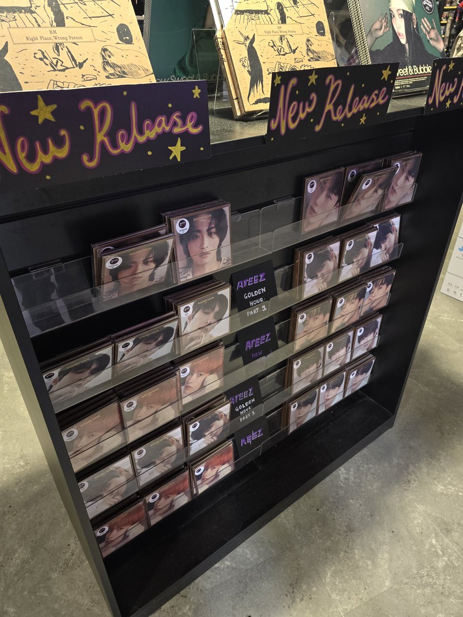 Lilac_and_Sage's tweet image. @Valkyrieblood18 and I went to #MyLocalHMV for ATEEZ comeback weekend in London, UK. @hello82official @hello82EUROPE #hello82 #82giveaway ♡