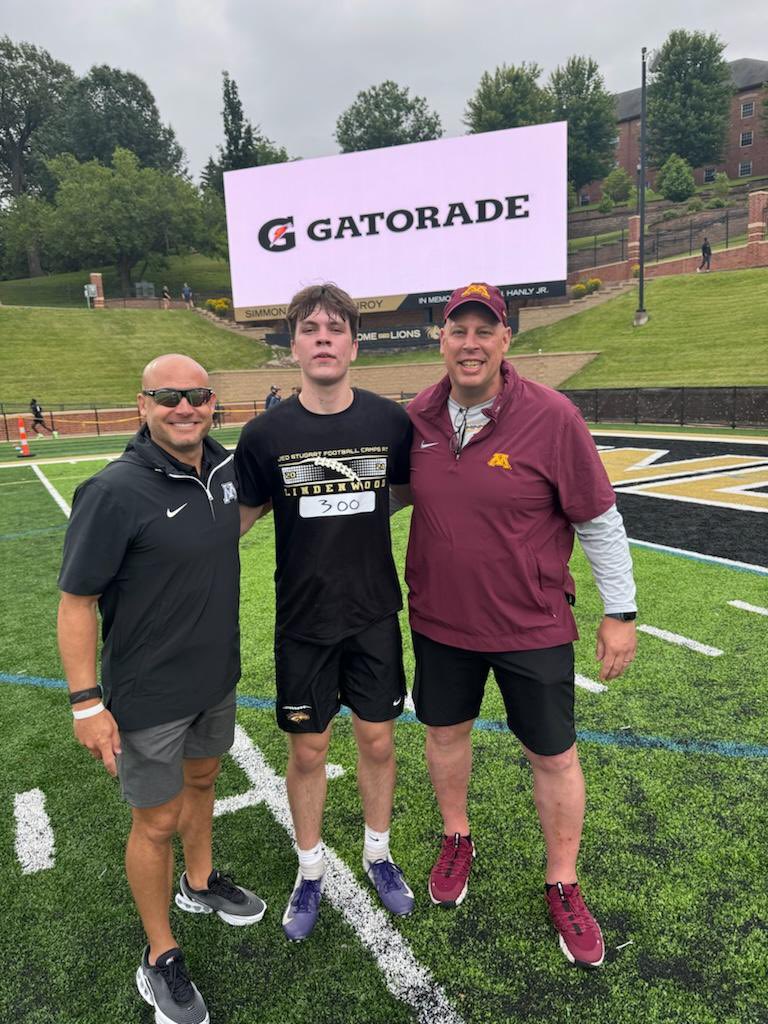 Sean Kerr (@seankerr81) on Twitter photo Had a great business trip at <a href="/LindenwoodFB/">Lindenwood Football</a> camp. Big thank you to <a href="/Callybrian/">Brian Callahan</a> and <a href="/Coach_Fleck/">P.J. Fleck</a> taking the time to say hello. #SkiUMah
<a href="/RM_Mustangs/">𝐑𝐨𝐥𝐥𝐢𝐧𝐠 𝐌𝐞𝐚𝐝𝐨𝐰𝐬 𝐅𝐨𝐨𝐭𝐛𝐚𝐥𝐥</a> <a href="/EDGYTIM/">Timothy “EDGYTIM” OHalloran</a> <a href="/PrepRedzoneIL/">Prep Redzone Illinois</a> <a href="/OJW_Scouting/">PrepRedzone Oliver</a> Had a great business trip at <a href="/LindenwoodFB/">Lindenwood Football</a> camp. Big thank you to <a href="/Callybrian/">Brian Callahan</a> and <a href="/Coach_Fleck/">P.J. Fleck</a> taking the time to say hello. #SkiUMah
<a href="/RM_Mustangs/">𝐑𝐨𝐥𝐥𝐢𝐧𝐠 𝐌𝐞𝐚𝐝𝐨𝐰𝐬 𝐅𝐨𝐨𝐭𝐛𝐚𝐥𝐥</a> <a href="/EDGYTIM/">Timothy “EDGYTIM” OHalloran</a> <a href="/PrepRedzoneIL/">Prep Redzone Illinois</a> <a href="/OJW_Scouting/">PrepRedzone Oliver</a>