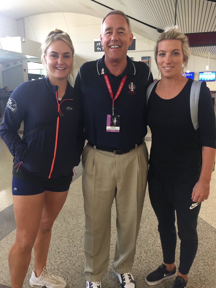 dfink929's tweet photo. @melreidgolf @HullCharley I remember picking you and Charlie up from the airport during Solheim cup in Des Moines.  Didn't one of you somehow get a cut on your 'bum' that needed a doctors attention😂 https://t.co/9avlIUcxlX